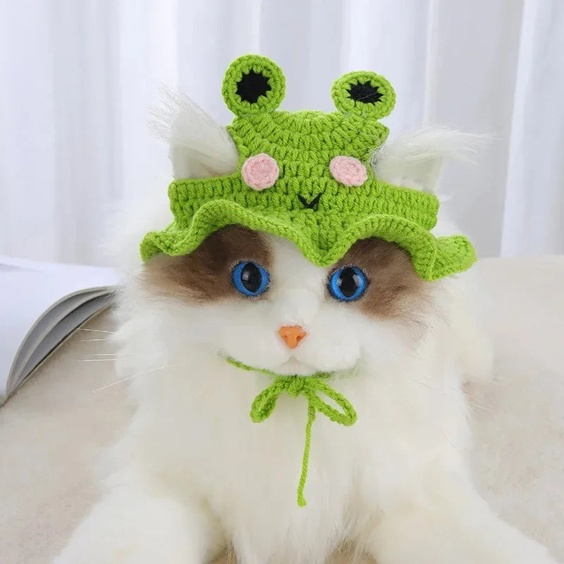 Handmade Crochet Cat Hat