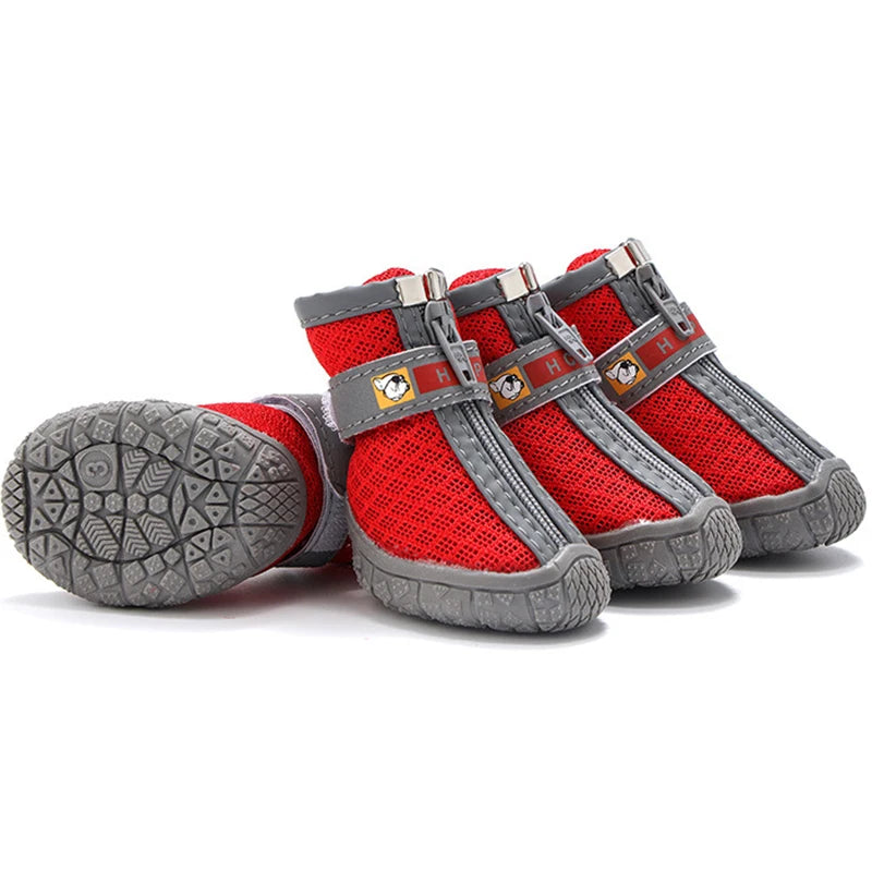 Warm Non-Slip Dog Shoes for Climbing and Snow