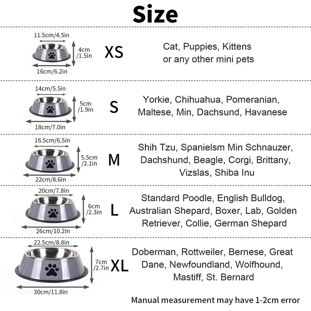Premium Stainless Steel Pet Bowl