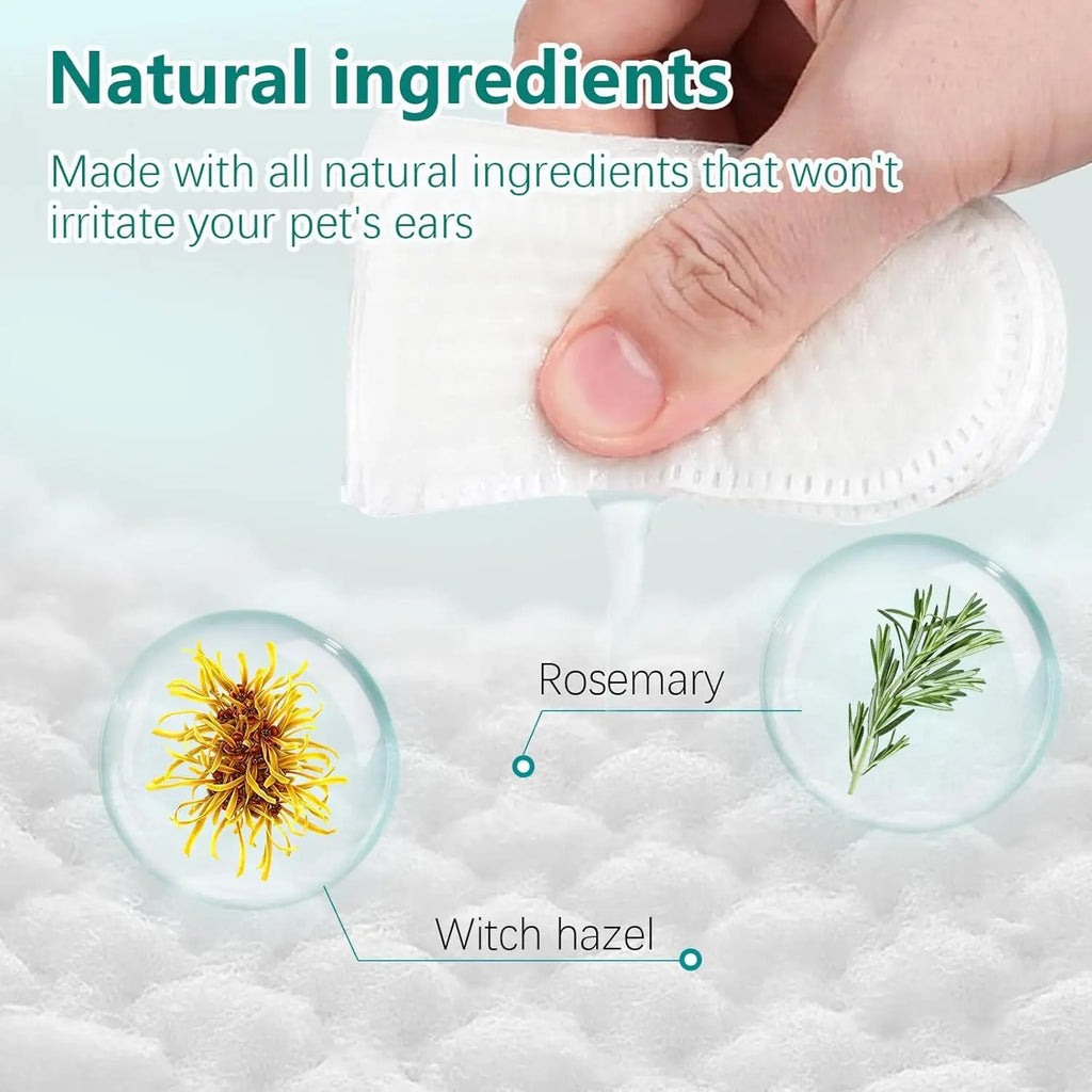 Deep Clean Pet Ear Finger Wipes