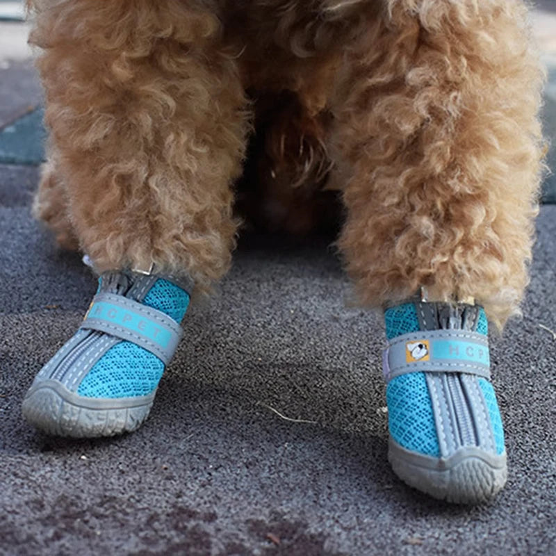 Warm Non-Slip Dog Shoes for Climbing and Snow