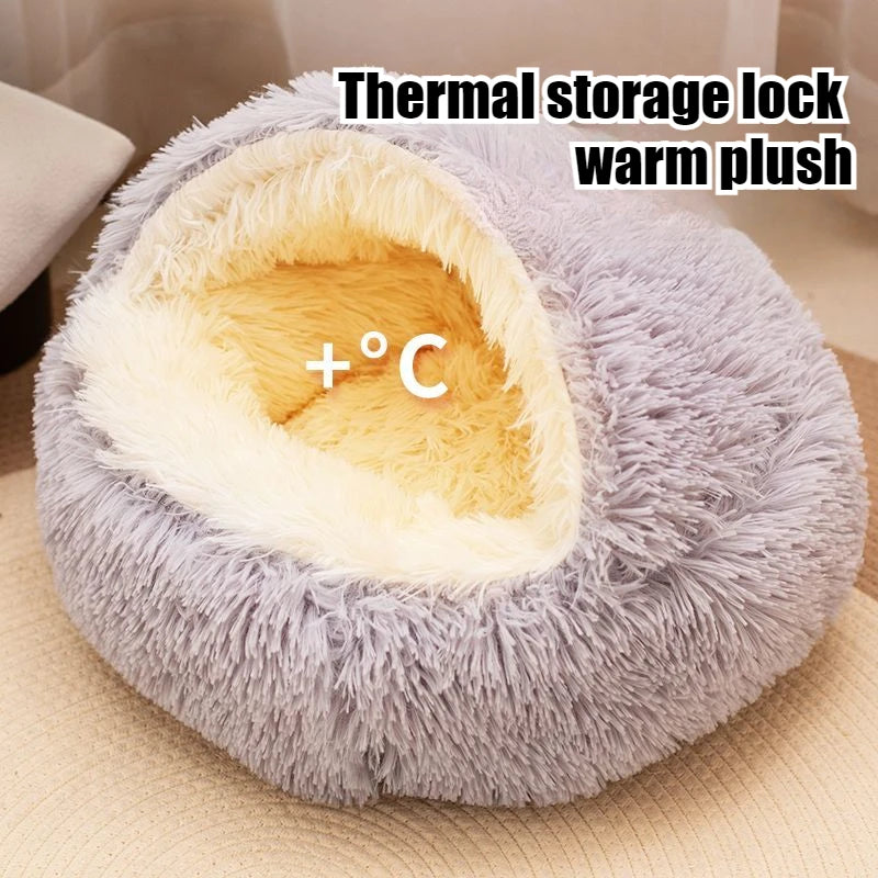2 in 1 Soft Plush Pet Bed