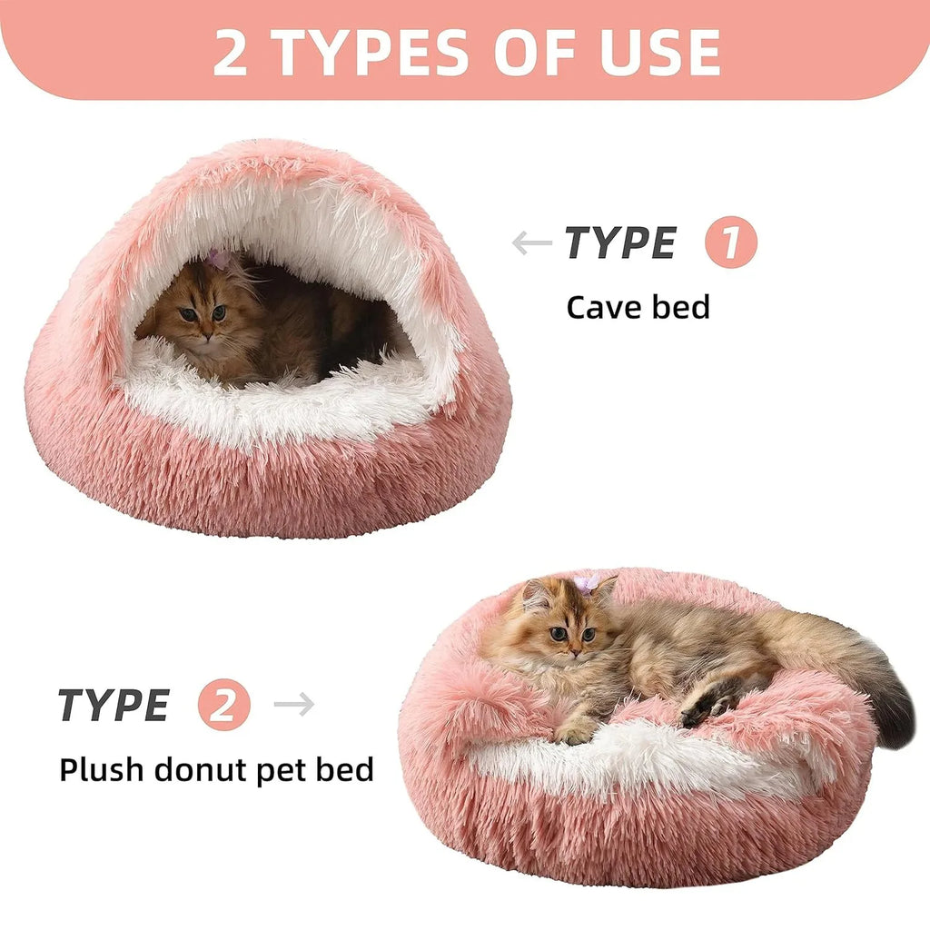 2 in 1 Soft Plush Pet Bed