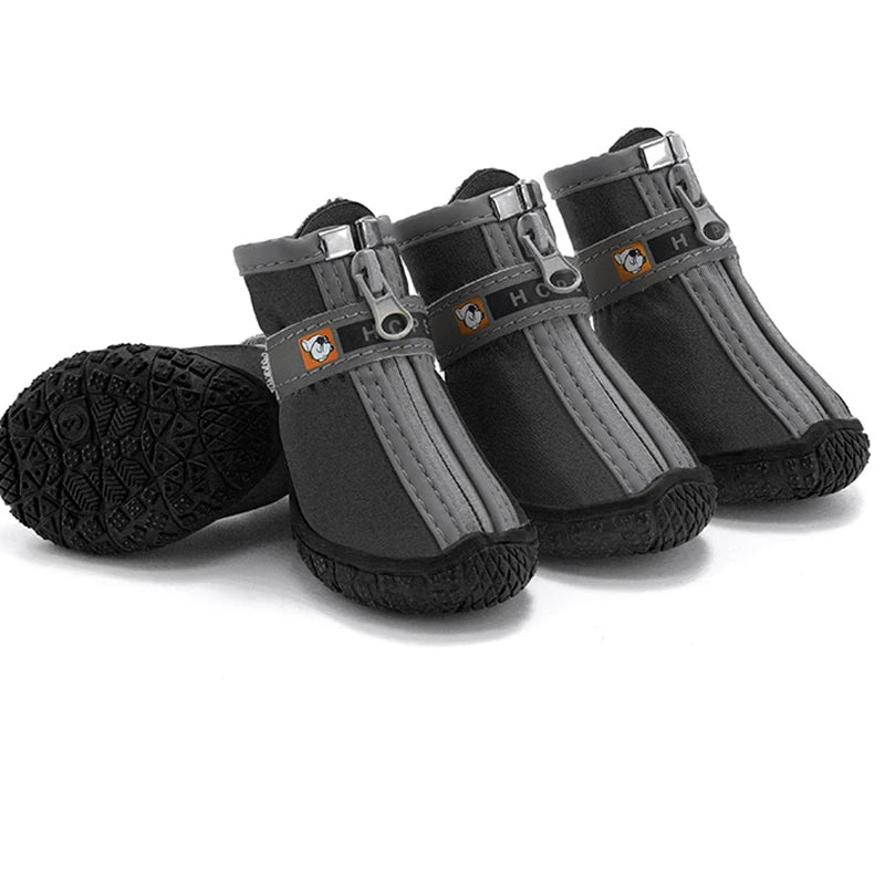 Warm Non-Slip Dog Shoes for Climbing and Snow