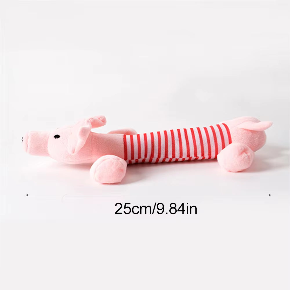 Squeaky Durable Stuffing-less Plush Squeaky Dog Toy