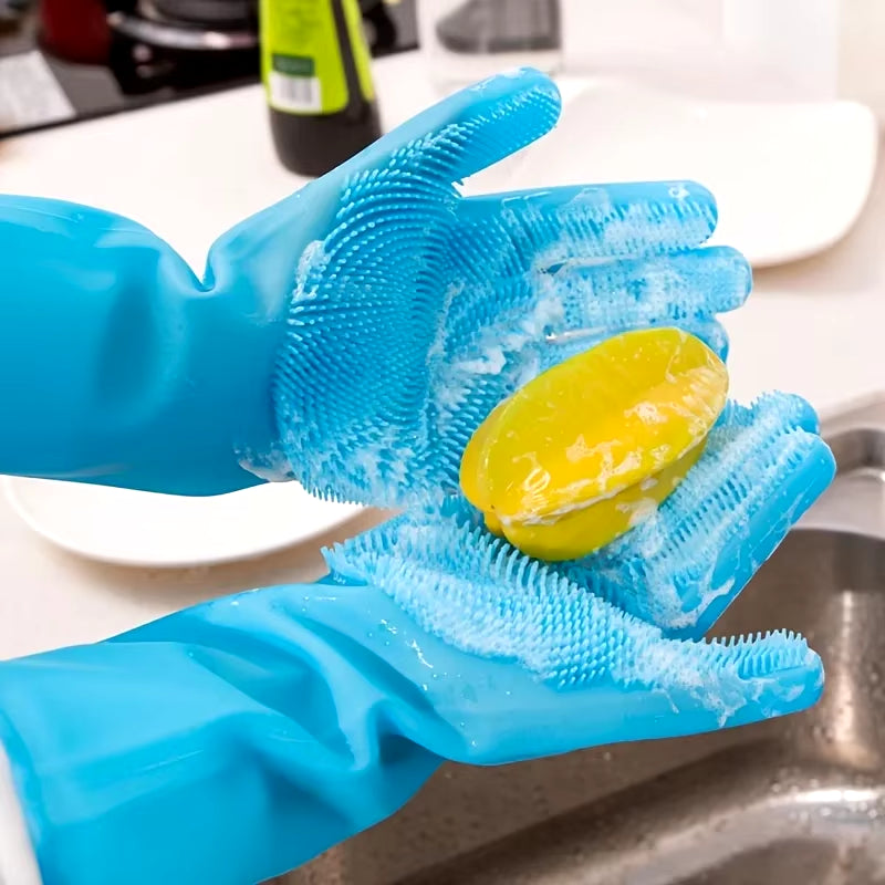 Silicone Pet Grooming & Bathing Gloves