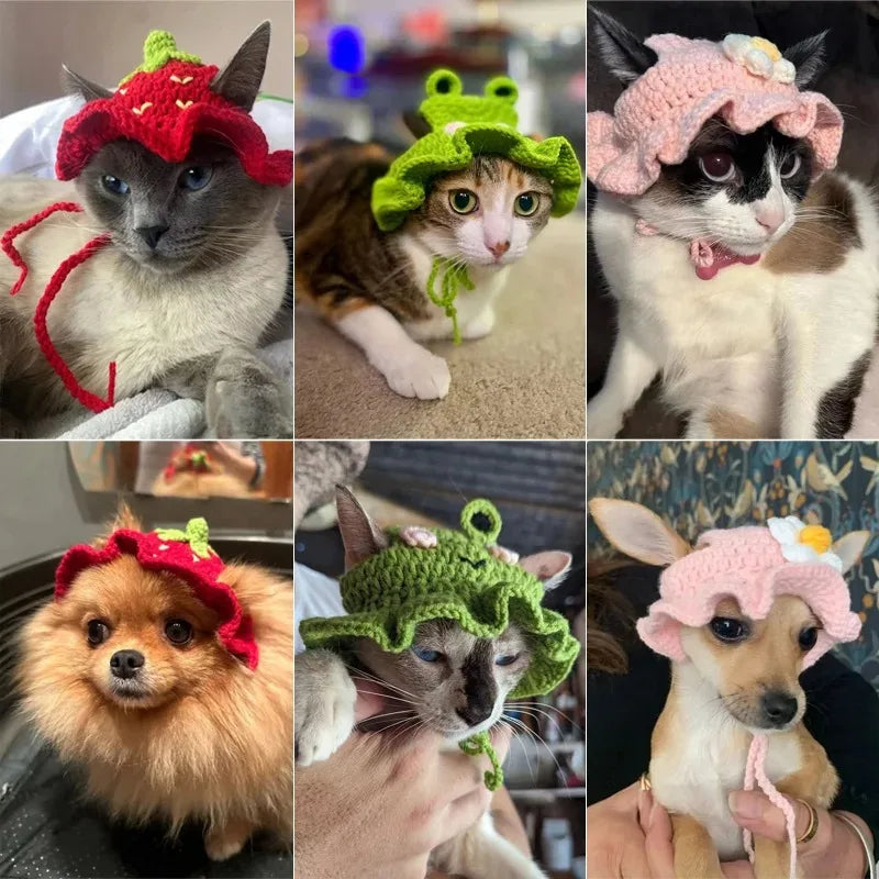 Handmade Crochet Cat Hat