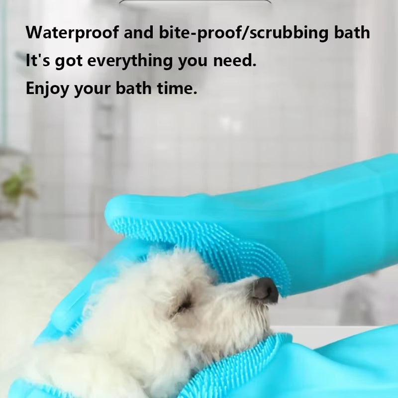 Silicone Pet Grooming & Bathing Gloves