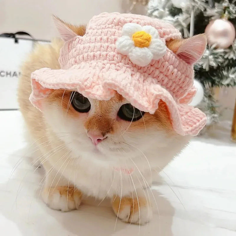 Handmade Crochet Cat Hat