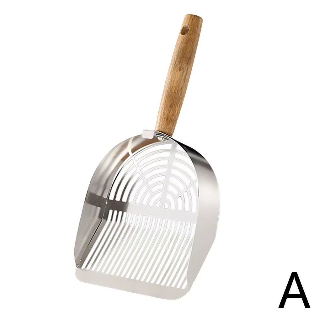 Professional Stainless Steel Sifter Shovel for All Litter Types