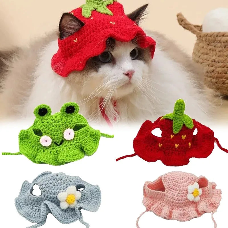 Handmade Crochet Cat Hat