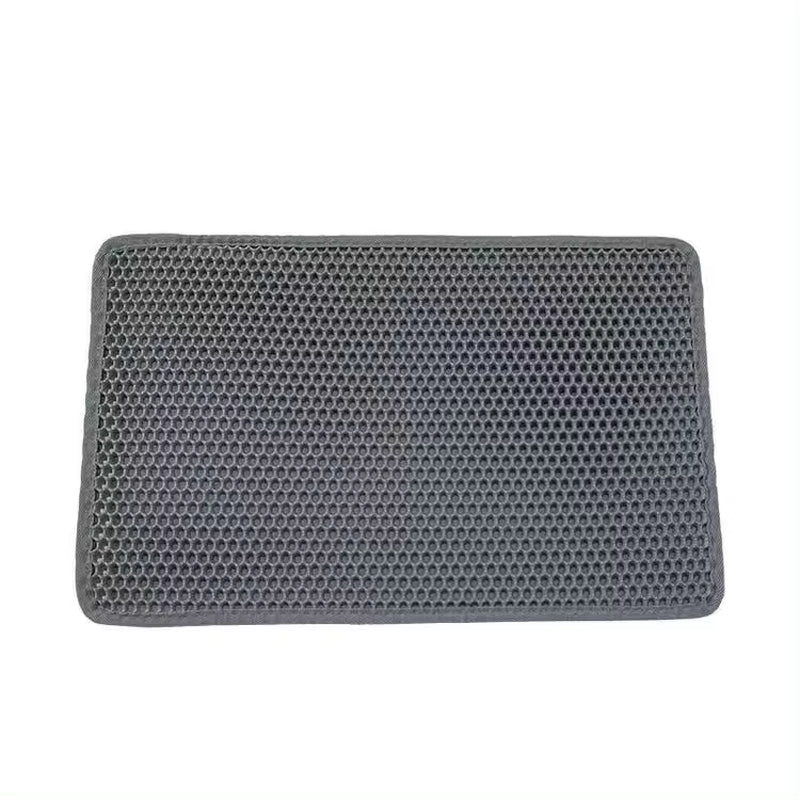The Ultimate Litter Trapping Mat: Double-Layer Waterproof Protection for Cats