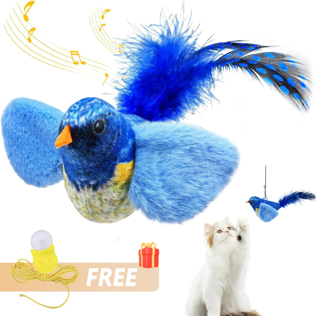 The Playful Predator: Interactive Hanging Bird Cat Toy