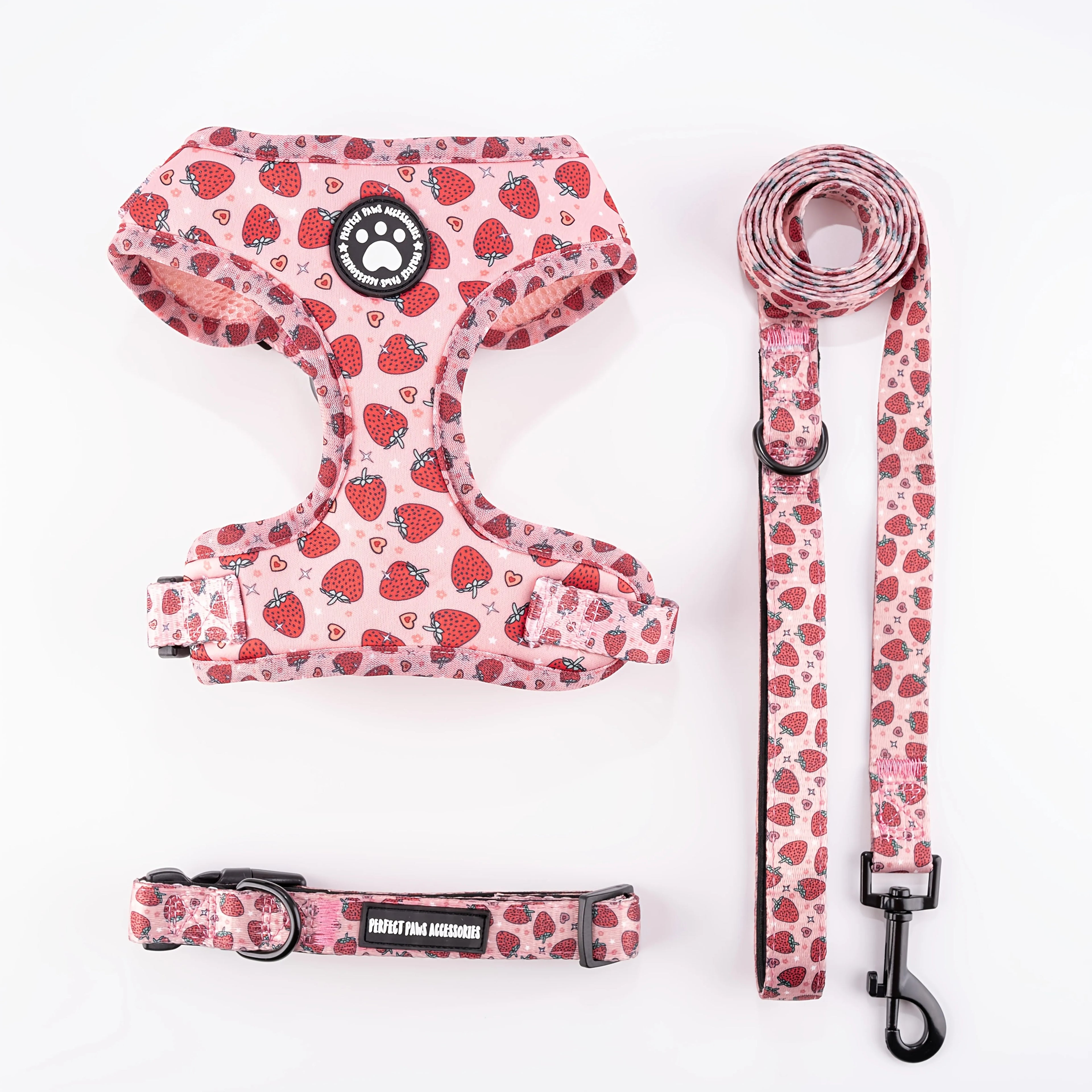 Breathable Knit Fabric Dog Harness & Leash Set - All-Season Vest