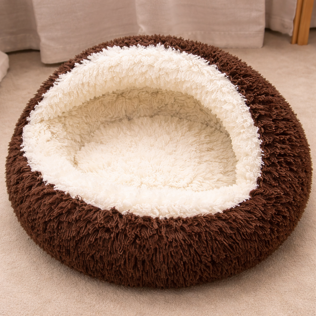 2 in 1 Soft Plush Pet Bed
