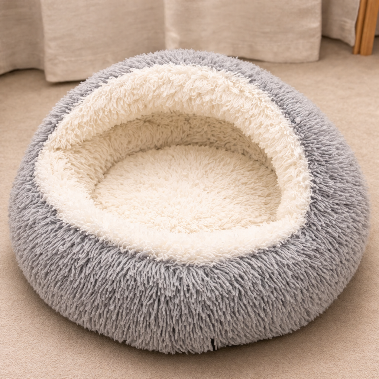 2 in 1 Soft Plush Pet Bed