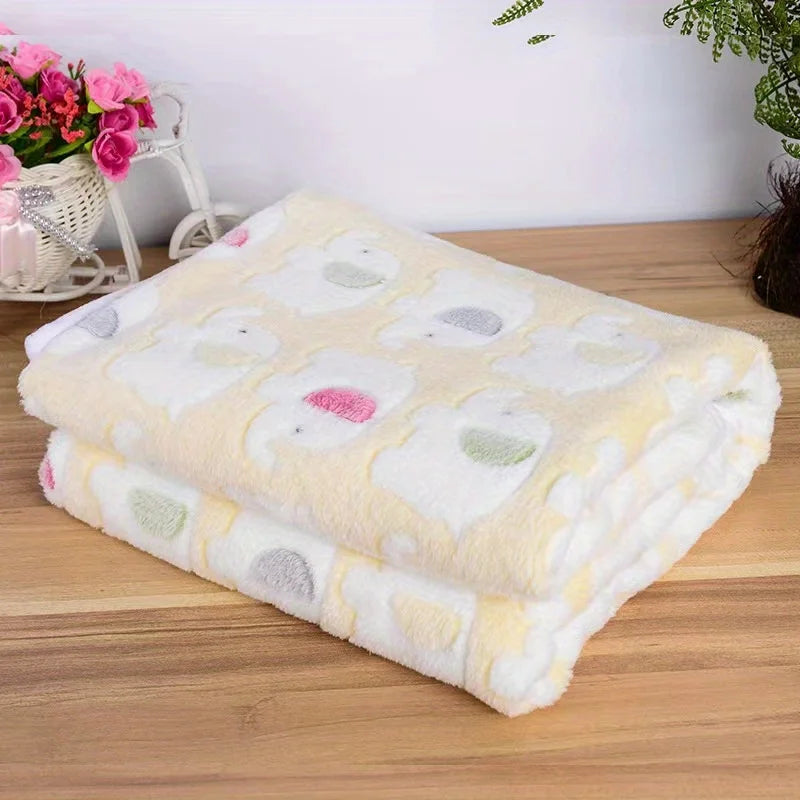 Soft and Cozy Elephant Pet Blanket