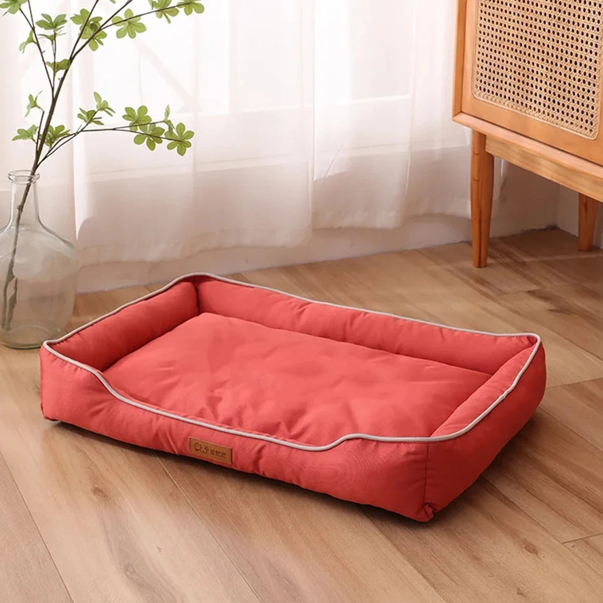 Soft Plush Rectangular Pet Bed
