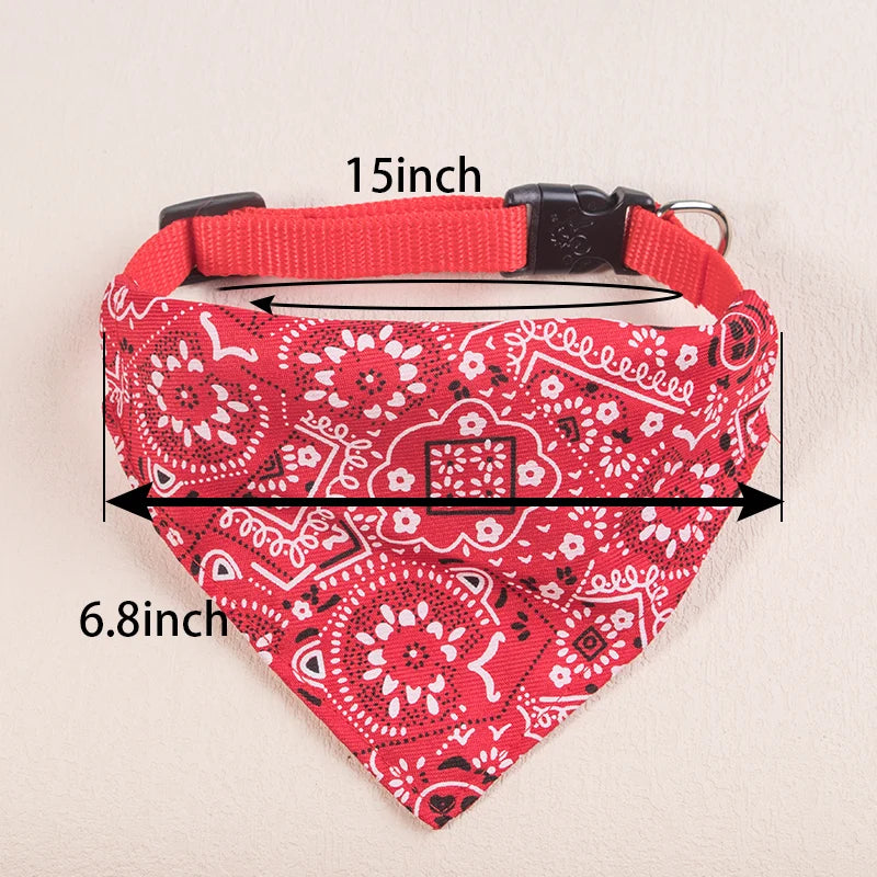 Adjustable Pet Bandana Collar