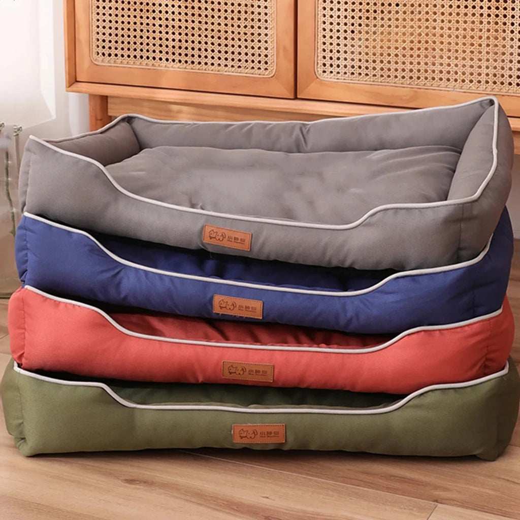 Soft Plush Rectangular Pet Bed