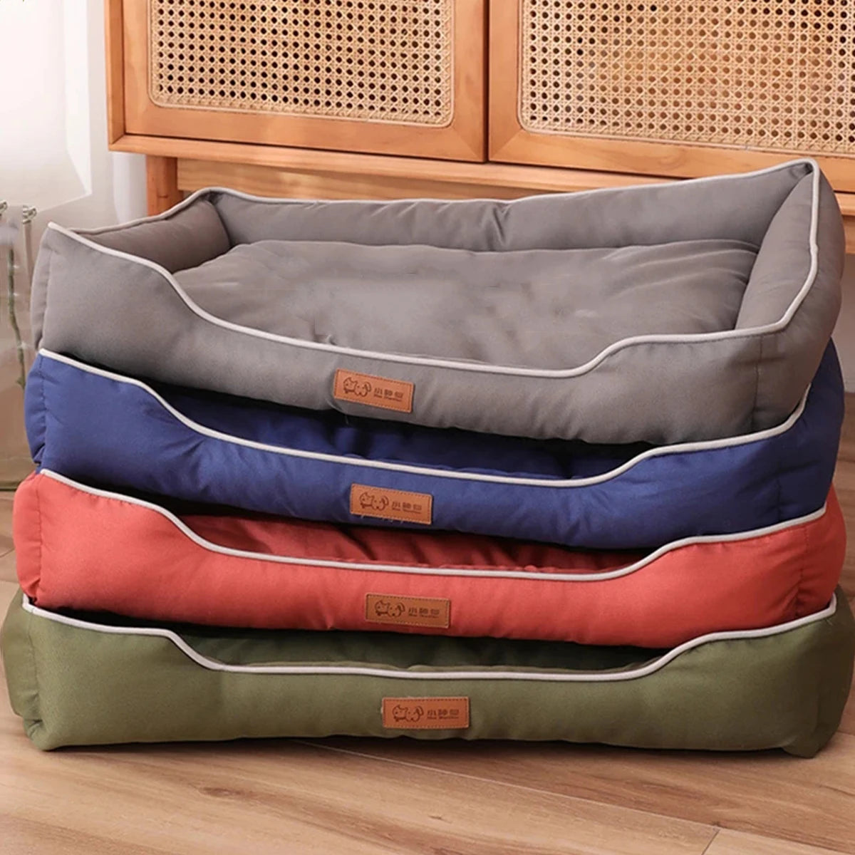 Soft Plush Rectangular Pet Bed