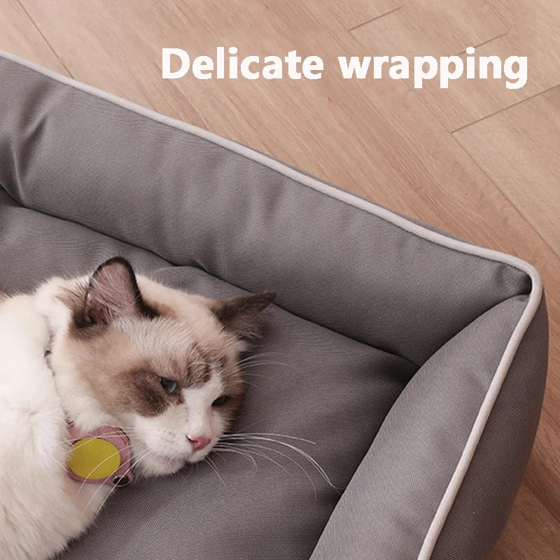 Soft Plush Rectangular Pet Bed