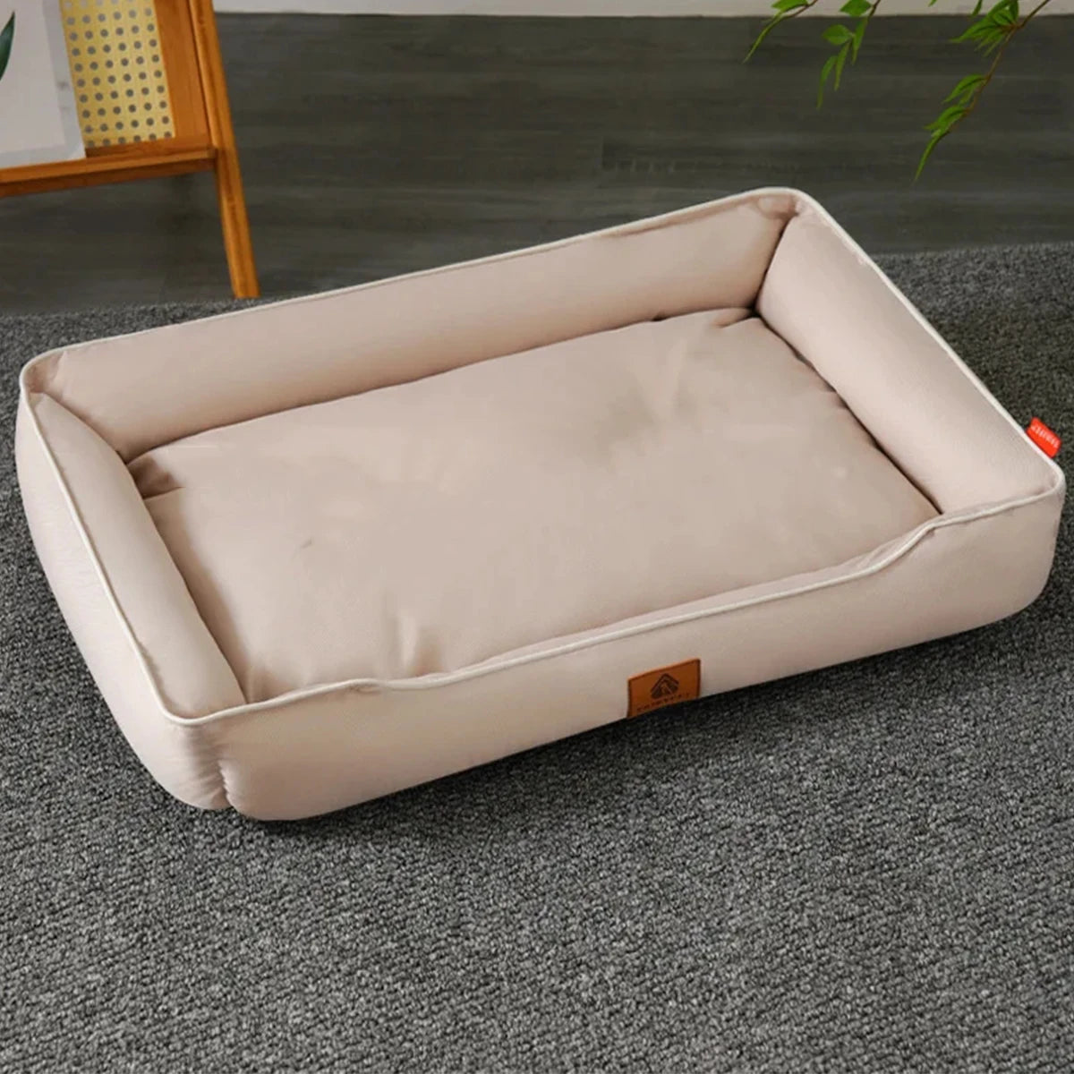 Soft Plush Rectangular Pet Bed