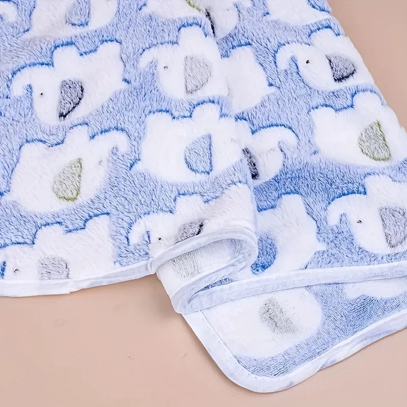 Soft and Cozy Elephant Pet Blanket
