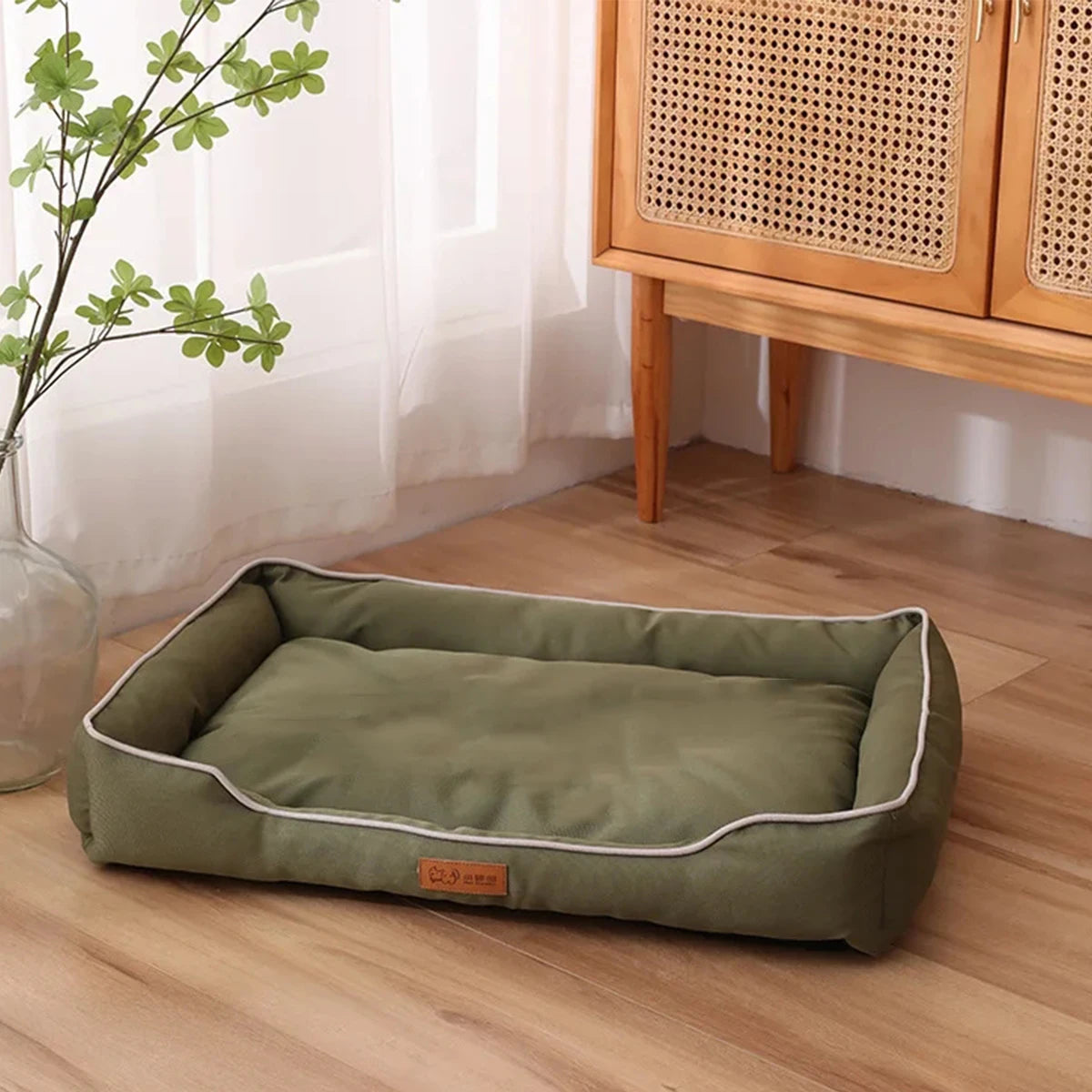 Soft Plush Rectangular Pet Bed