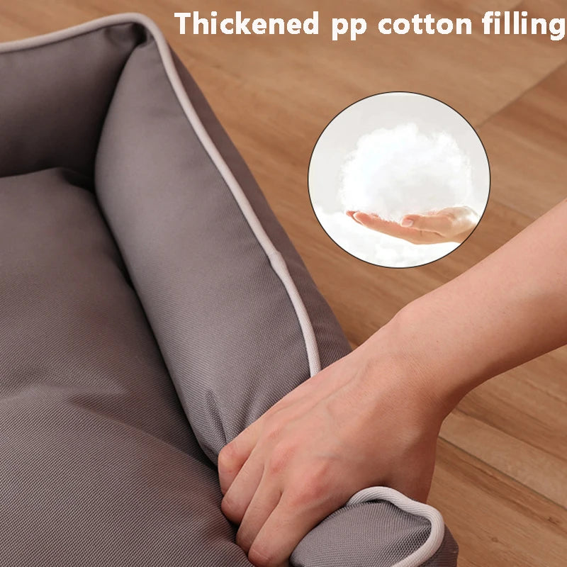 Soft Plush Rectangular Pet Bed