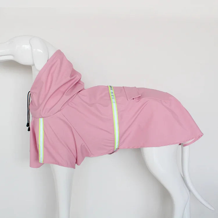 Hooded Waterproof Dog Raincoat