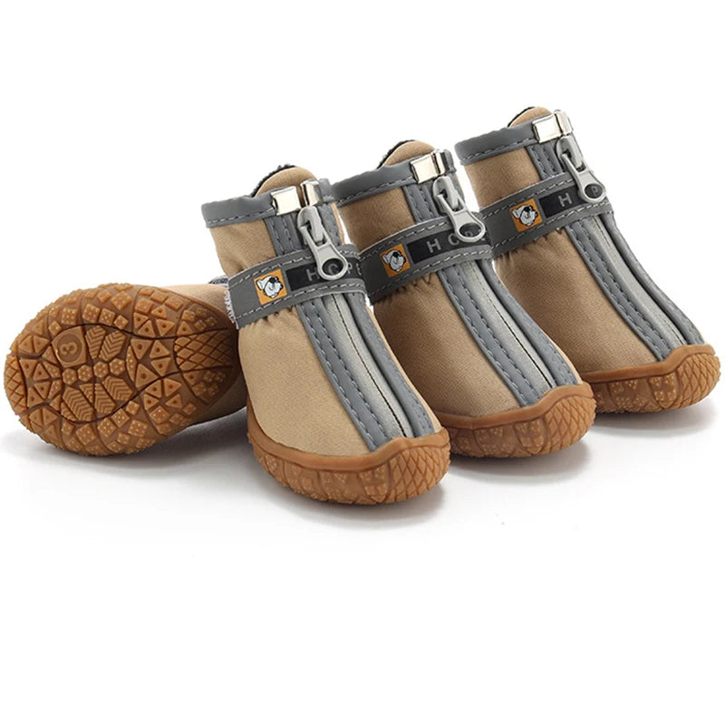 Warm Non-Slip Dog Shoes for Climbing and Snow
