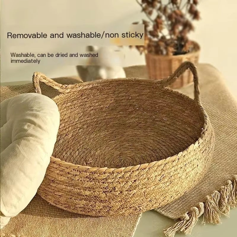Four Seasons Universal Pure Handmade Vine Woven Cat Nest 
