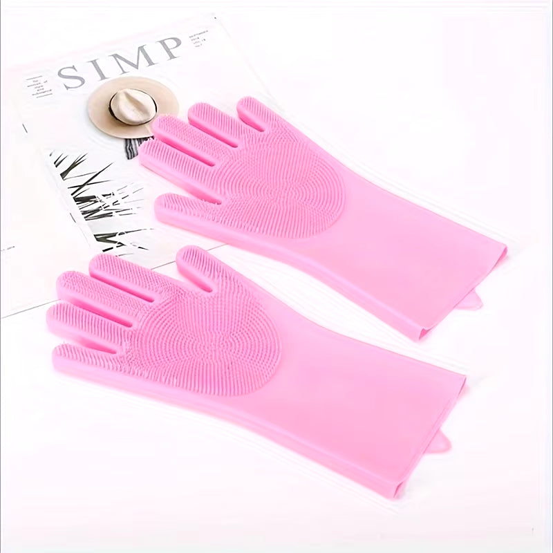 Silicone Pet Grooming & Bathing Gloves