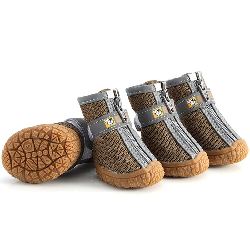 Warm Non-Slip Dog Shoes for Climbing and Snow