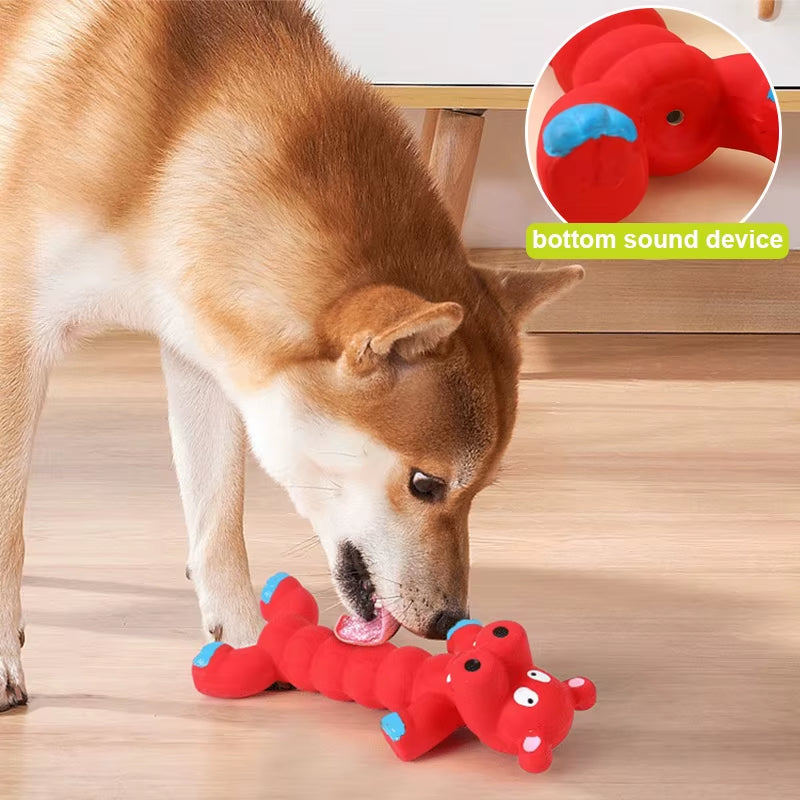Durable Rubber Squeaky Dog Toy